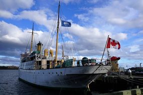 Boat, Canada, Halifax Sky, Port, Figure