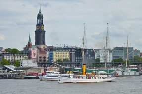 Hamburg, Port, Elbe, Ship