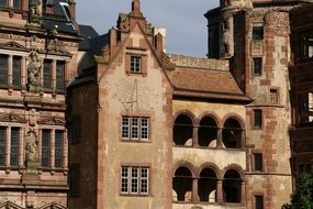 Castle, Heidelberg, Friedrichsbau