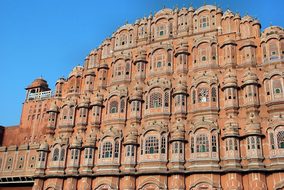 India Rajastan Jaipur Palace Of Winds Pink