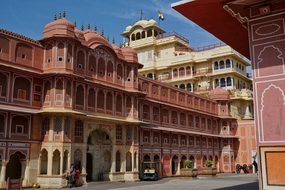 City Palace, Jaipur, India, Architecture