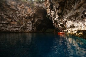 Greece Kefalonia Melissani Lake Kefalonia