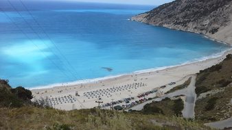 Beach, Greece, Myrtos, Kefalonia