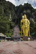 Batu Caves Mala Malaysia Lumpur Kuala Temp