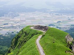 Aso, Japan, Kumamoto, Somma, Laputa Road