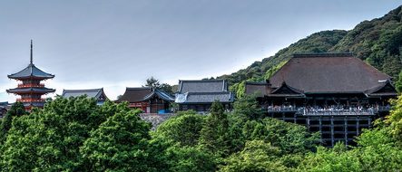 Kiyomizu-Dera Temple Kyoto Japan Japanese