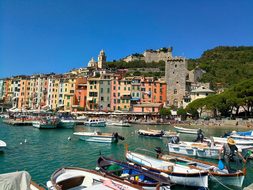 Portovenere, Colored Houses, Terrace
