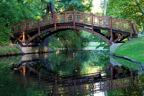 Bridge, Mirroring, Water, River