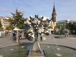 Leipzig, Metal Flower, Art Of Ddr