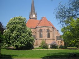 Park, Castle, Church, Germany, Churches