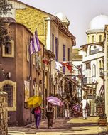 Cyprus, Limassol, Old Town, Street