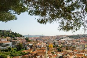 Belvedere Lisbon Miradouro Da Graça Neighb