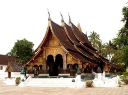 Temple Luang Prabang Laos Phabang Asia Mek