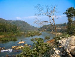 Laos, Luang Prabang, River, Water