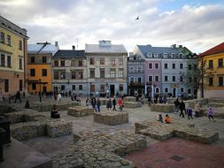 Lublin The Old Town Poland Monument Archit