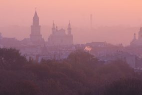 Lublin, Panorama, City, Cracow Gate