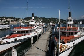 Ships, Steam Ships, Lake Lucerne Region