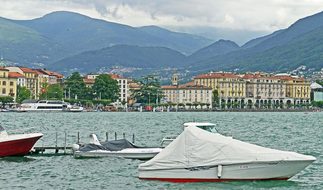 Lugano Ticino Switzerland Swell Windy Rain