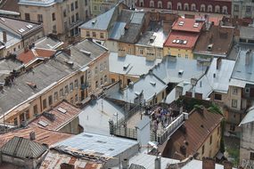 Roof, Old Town, Ukraine, Lviv