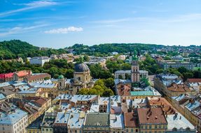 Lviv Ukraine Europe Roof At Home City Sigh