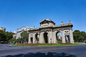 Spain, Madrid, Arc De Triomphe, Building