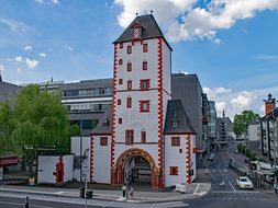 Wooden Gate, Mainz, Sachsen, Germany