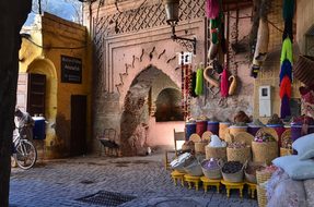 Marrakech, Morocco, Bazaar, Oriental