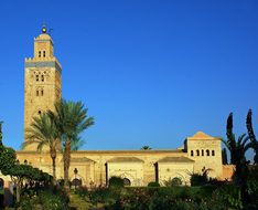 Morocco Marrakech Koutoubia Mosque Minaret