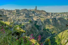 Matera Italy Atmosphere Scenery View Mater