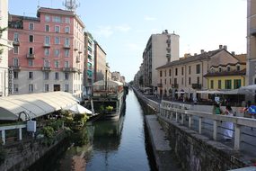 Boathouse, Navigli, Milan, Water, Center