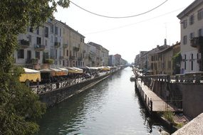 Boathouse, Navigli, Milan, Water, Center