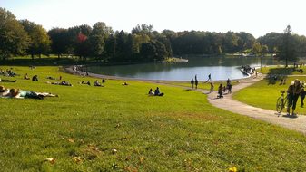 Montreal Lake Mont-Royal Canada Water Queb