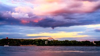 Water, Nature, Sunset, Sky, Panoramic