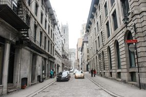 Old Montreal Downtown Montreal Canada Buil