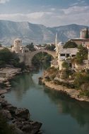 Mostar, Bridge, Bosnia And Herzegovina