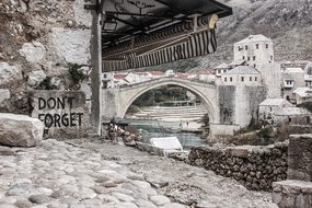 Mostar Bridge Travel Bosnia Herzegovina St
