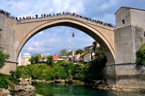 Mostar Old Bridge Bosnia And Herzegovina T
