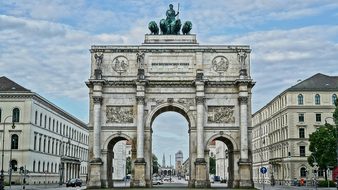 Munich Siegestor Germany Building Munich M