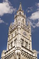 Munich, Church, Clock Tower, Landmark