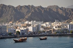 Muscat, Oman, Harbor, Travel, Boat, Port