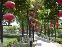 Red Lanterns, Fuzimiao Surroundings