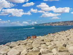 Naples, Bay, Sea, Mediterranean, Travel