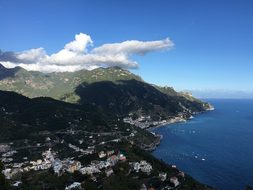 Sorrento, Cliff, Italy, Mediterranean