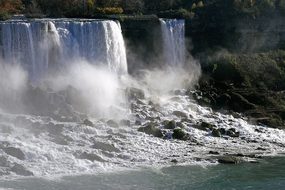 Waterfalls, Niagara Falls, River, Canada