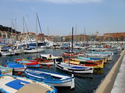 Colorful, Boats, Port, France, Nice
