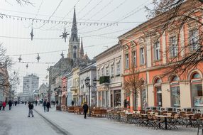 Novi, Sad, Serbia, Old, City, Center
