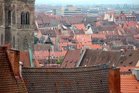 Roof, Germany, Dormer, City