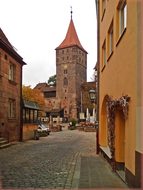 Nuremberg, City, Old Town, Building