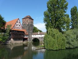 Nuremberg, Old Town, Fachwerkhaus