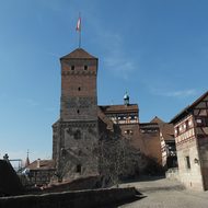 Castle, Nuremberg, Bavaria, Germany
